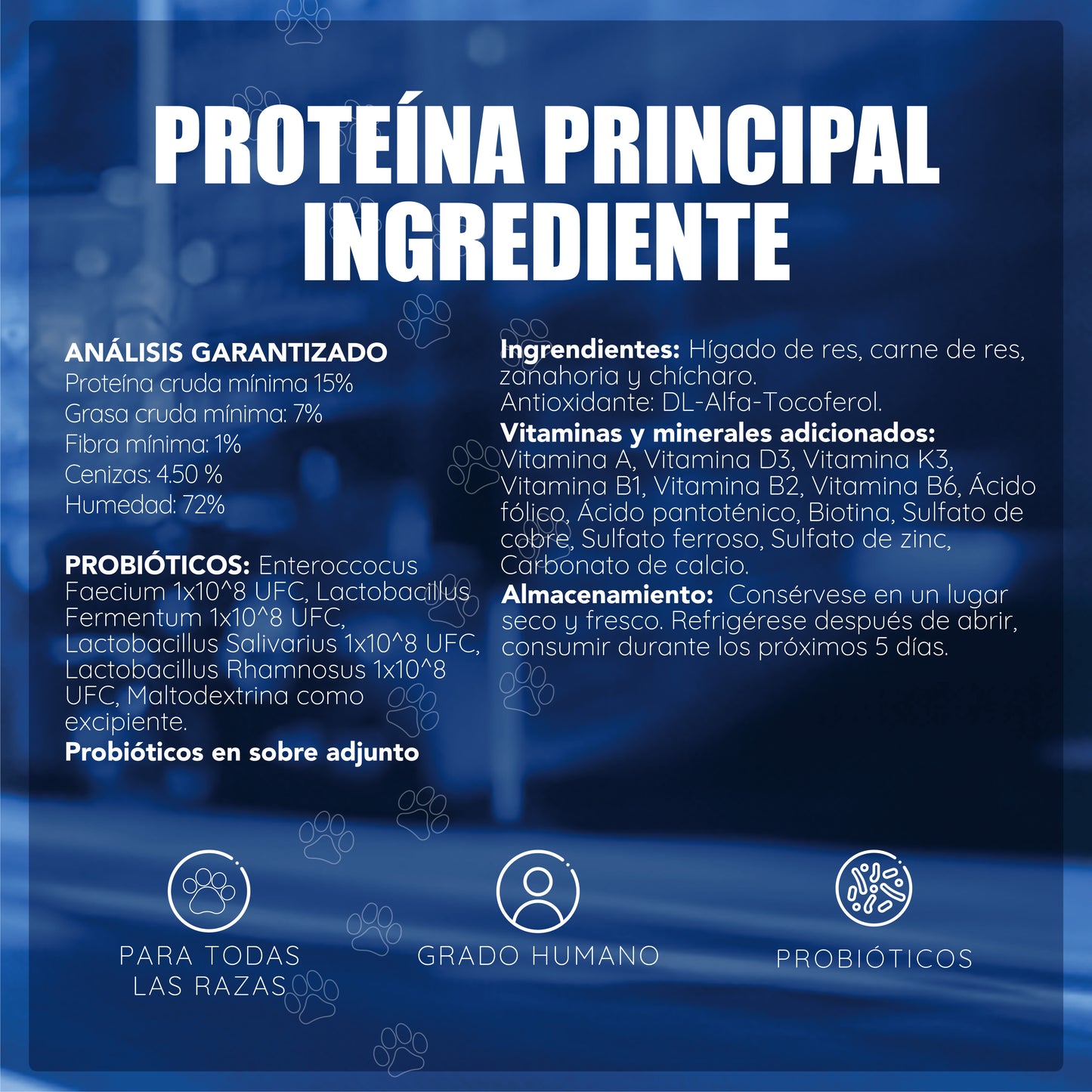 Biotic Beef Blend - Morrison Canis Alimento Húmedo Premium para Perros Sabor Res