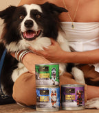 12 Latas - Caja Morrison Canis Alimento Húmedo Premium para Perros Tres Sabores